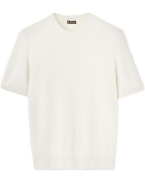 Loro Piana Lyskamm Crewneck - White