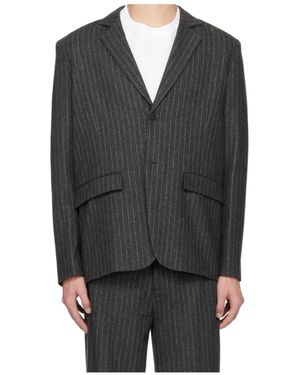 Samsøe & Samsøe Long-Sleeved Suit Jacket - Gray