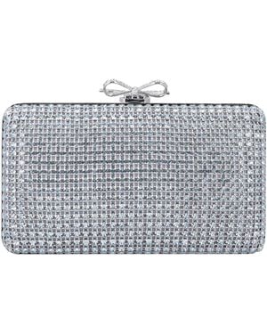 Self-Portrait Chainmail Shoulder Bag - Gray