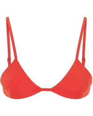 Haight Triangle Bikini Top - Red