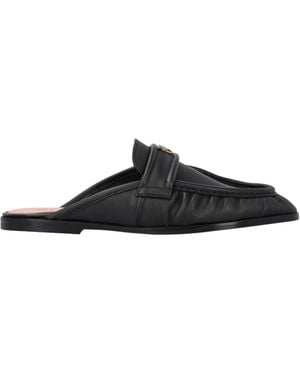 Pinko Love Birds Slip-On Slippers - Black