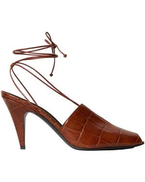 Celine V Front Sandal - Brown