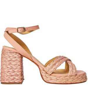 Castañer Platform Heeled Sandals - Pink