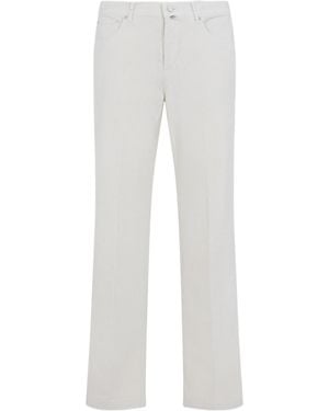 Kiton Belt Loop Pants - Gray
