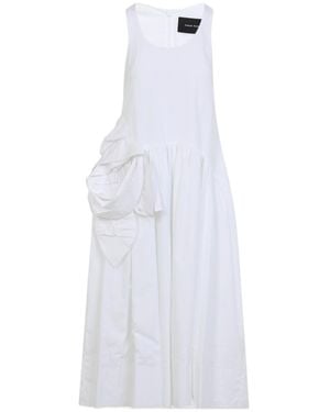 Simone Rocha Rosette Tapered Dress - White