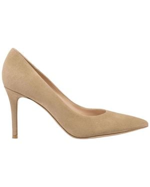 Gianvito Rossi Pointed-Toe High Heels - Natural