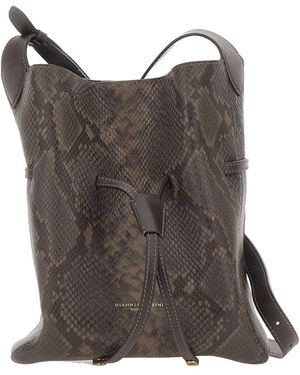 Gianni Chiarini Sienna Drawstring Shoulder Bag - Grey