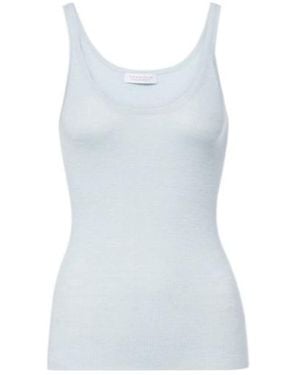Gabriela Hearst Cinxia Cashmere Blend Vest - Blue
