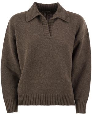Weekend by Maxmara Agre Polo Knitted Sweater - Brown