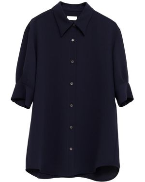Dries Van Noten Short-Sleeved Shirt - Blue