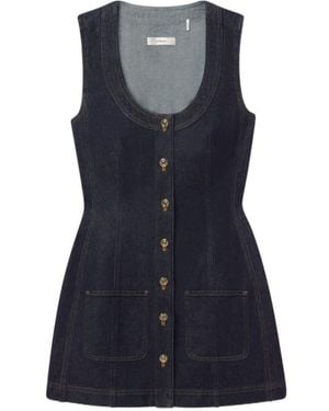 FRAME The Patch Pocket Dress - Blue