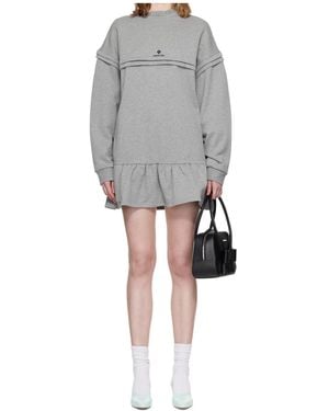 ShuShu/Tong Long-Sleeved Dress - Grey