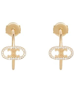 Celine Maillon Triomphe Hoops - Metallic