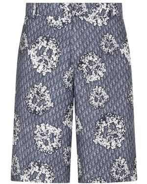 Dior Tears Bermuda Shorts - Blue