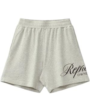Represent Owners Club Script Shorts - Gray