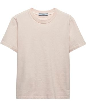 Prada Jersey T-Shirt - White