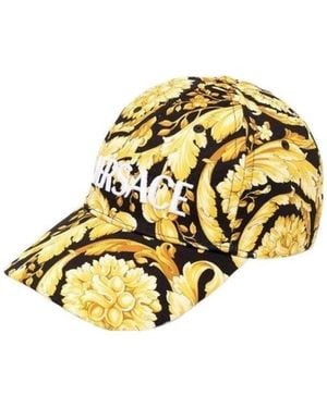 Versace Barocco Printed Baseball Cap - Metallic