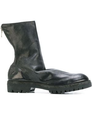 Guidi Rear Zip Boots - Green