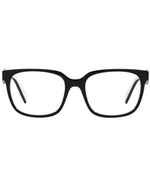 Prada Eyewear Rectangular Frame Glasses - White