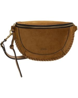 Isabel Marant Skano Zipped Belt Bag - Brown