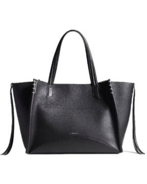 JW Anderson Loafer Cabas Bag - Black