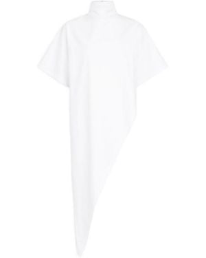 Alaïa Triangle Cotton Jersey T-Shirt - White
