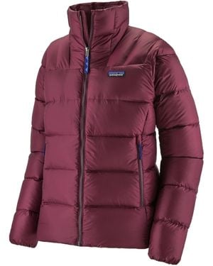 Patagonia Fitz Roy Quilted Down Jacket - Purple
