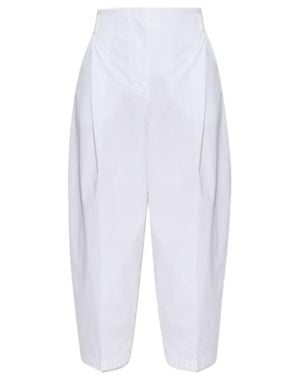 Jacquemus Straight-Leg Casual Pants - White