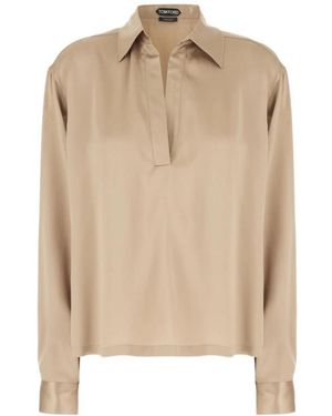 Tom Ford Long-Sleeved Shirt - Natural