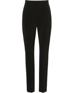 Max Mara S Slim Stretch Pants - Black