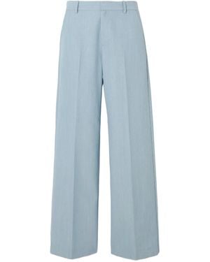 St. Agni Wide Leg Casual Trousers - Blue