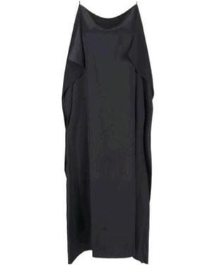 The Row Kilo Draped Dress - Black