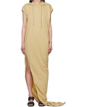 Rick Owens Hollywood Edfu T Maxi Dress - Metallic