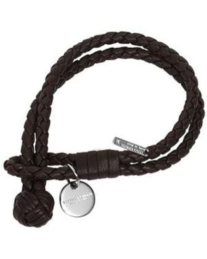 Bottega Veneta Braided Bracelet - Black