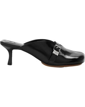 Ganni Heeled Mules - Black