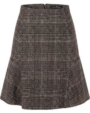 Ermanno Scervino Plaid Skirt - Gray