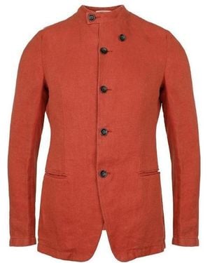 Armani Collezioni Logo Casual Jacket - Red