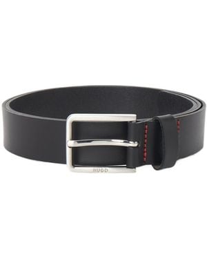 BOSS Buckled Belt - White