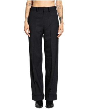 Junya Watanabe Indented Casual Trousers - Black
