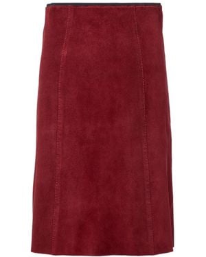 JOSEPH Midi Skirt - Red