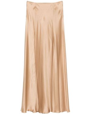 Alberta Ferretti Maxi Skirt - Natural