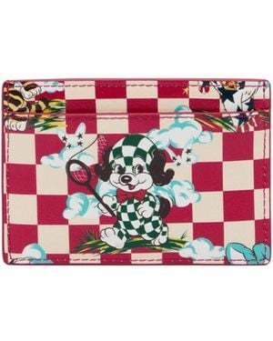 KENZO Checked Wallet - Red