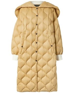 Rag & Bone Long Sleeve Cotton Coat - Natural