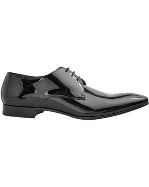 BOSS Solid Color Loafers - Black