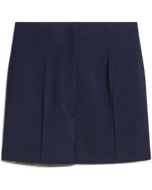 Sportmax High-Waist Shorts - Blue