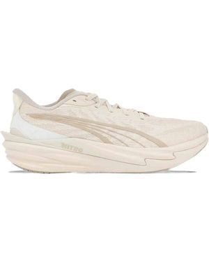 PUMA Deviate Nitro 4 Lace-Up Trainers - Natural