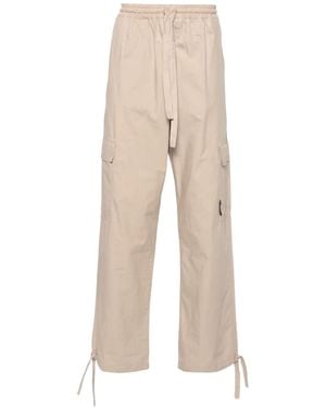 MSGM Straight-Leg Drawstring Cargo Pants - Natural