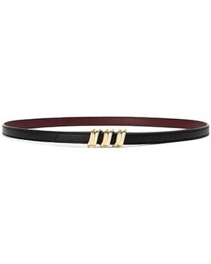 Loewe Reversible Coil Belt - White