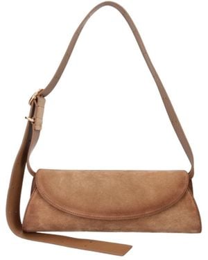 Jil Sander Adjustable Shoulder Bag - Brown