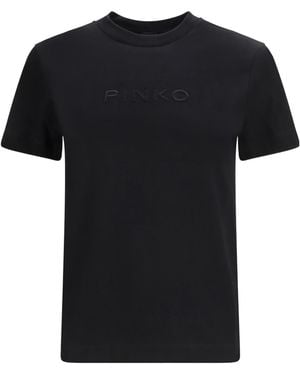 Pinko Start Logo Patch T-Shirt - Black